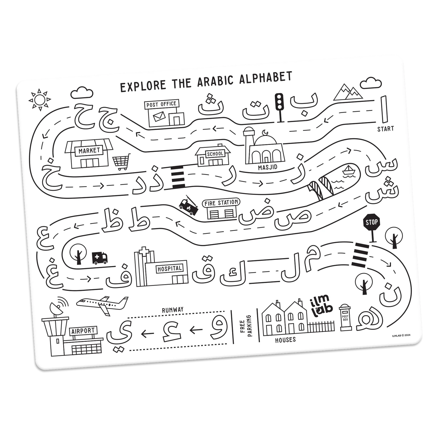 Wipeable Colouring Mats