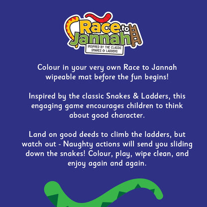 Race to Jannah™ Wipeable Colouring Mat