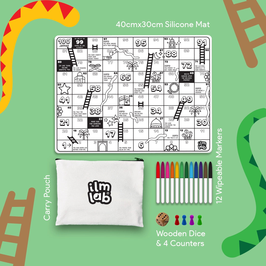 Race to Jannah™ Wipeable Colouring Mat